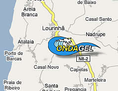mapa, ondagel, destino, lourinha